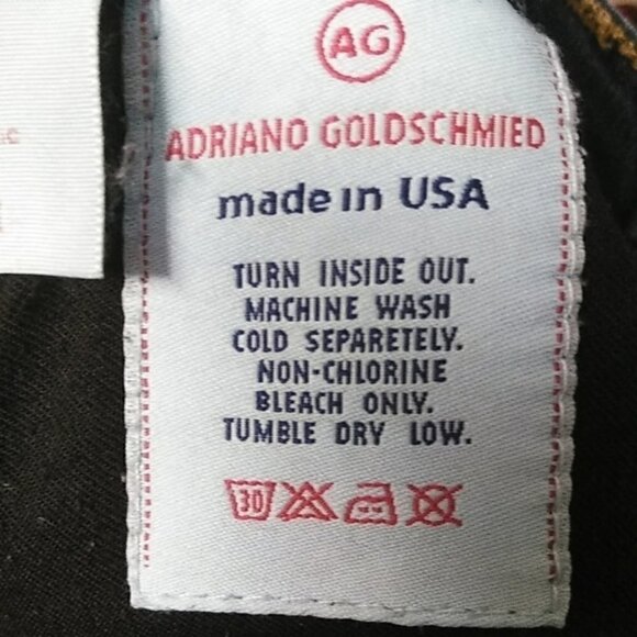 AG Adriano Goldschmied 27R The Club Flare Jeans 30 x 34 - Picture 8 of 8